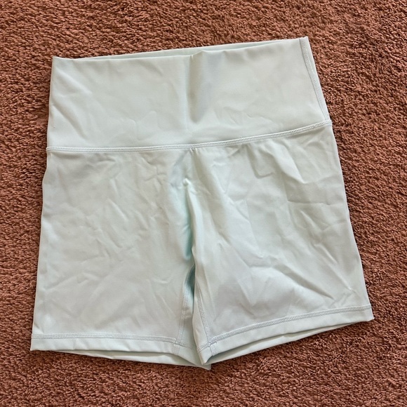 Offline Pants - Offline Light Mint Blue Biker Shorts.